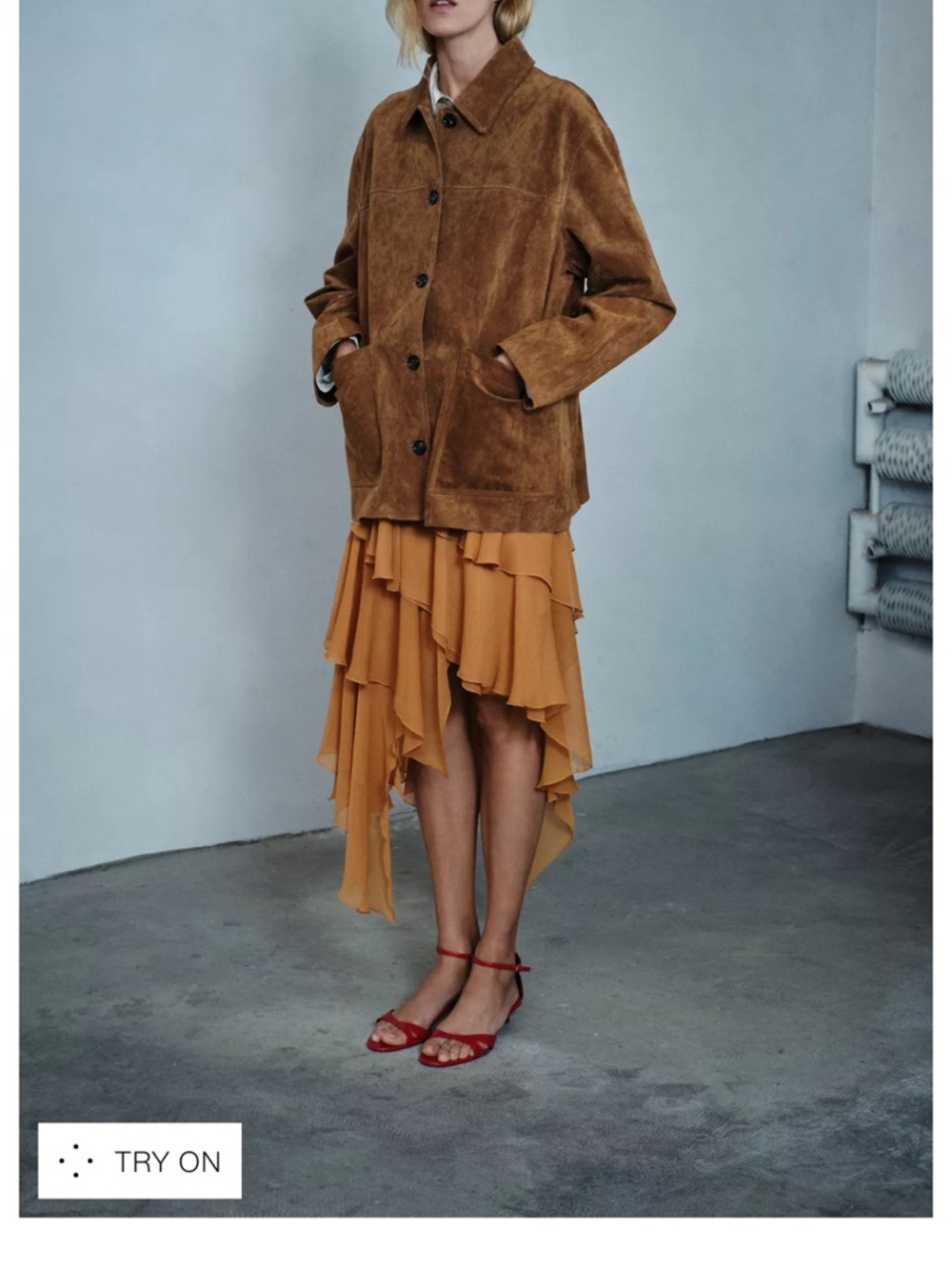 Women’s Suede Camel Jacket